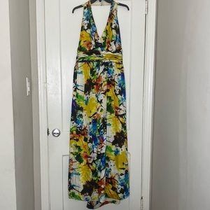 Women’s backless sundress colorful
